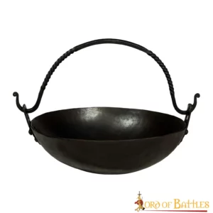 Calderone da cucina forgiato a mano, diametro 21 cm ca.