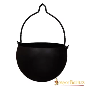 Calderone da cucina forgiato a mano, diametro 32 cm ca.