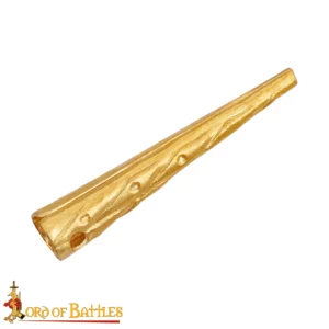 Puntali per lacci decorati in ottone, set 10 pezzi