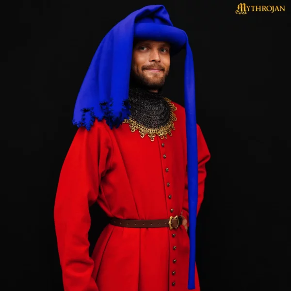 Chaperon in lana, tardo medievale, XV sec., vari colori - immagine 4