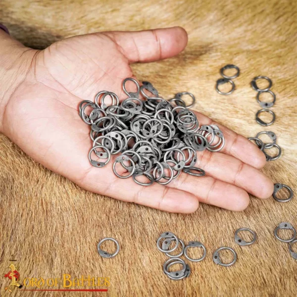 Anelli sfusi, anello tondo, rivetto rotondo, ID 9 mm (1 kg) - immagine 4