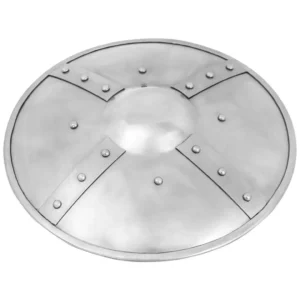 Brocchiere grande a 4 fasce, acciaio 2 mm