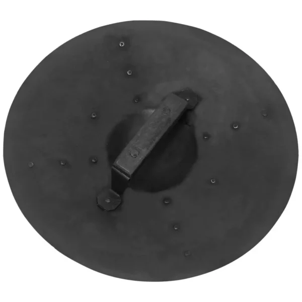 Brocchiere grande a 4 fasce, acciaio 2 mm - immagine 2