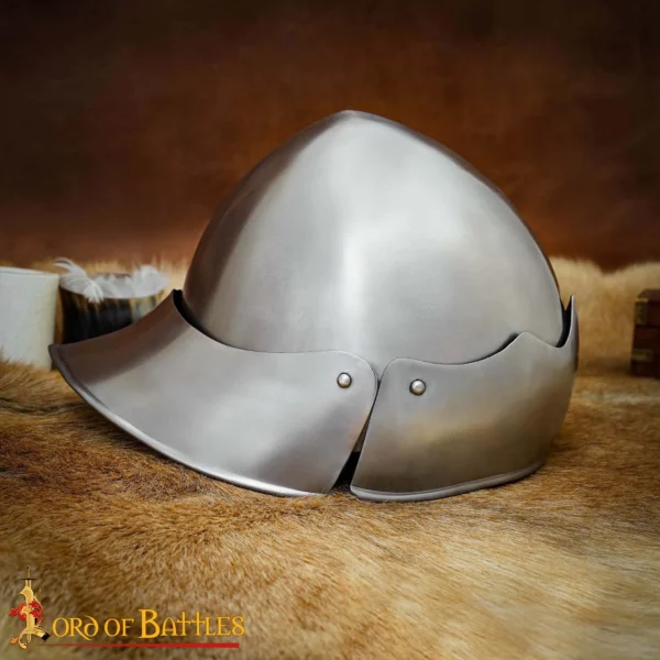 Sallet XV secolo, acciaio dolce 1,2 mm - immagine 5