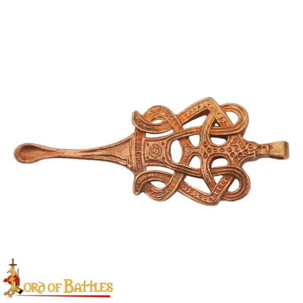 Ciondolo motivi celtici, in bronzo con laccetto - immagine 5