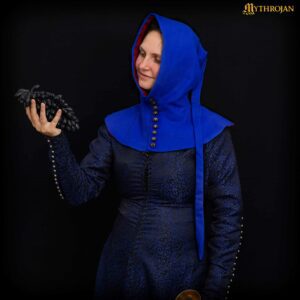 Pellegrina da donna XV secolo, lana blu