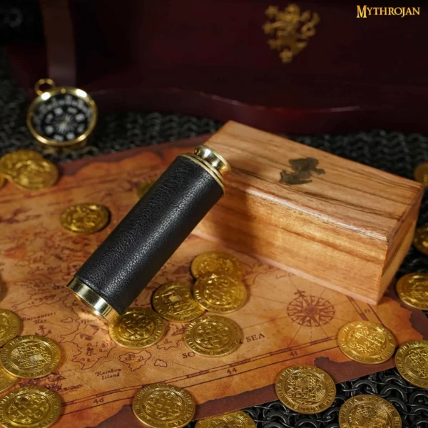 Mini telescopio con scatola in legno - immagine 2