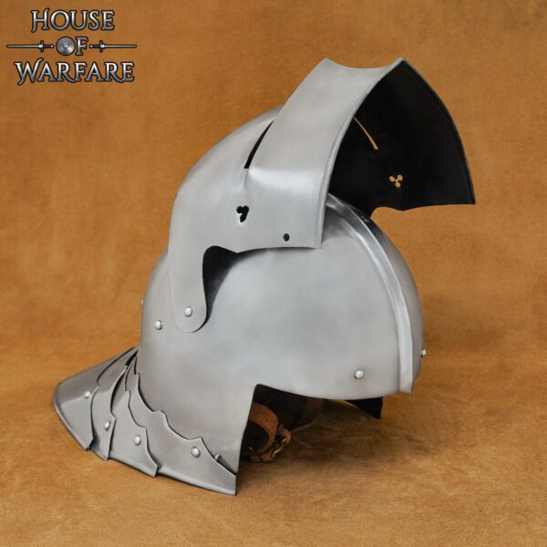 Sallet tedesco, acciaio 1,2 mm - immagine 4