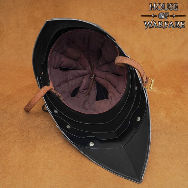 Sallet tedesco, acciaio 1,2 mm - immagine 5