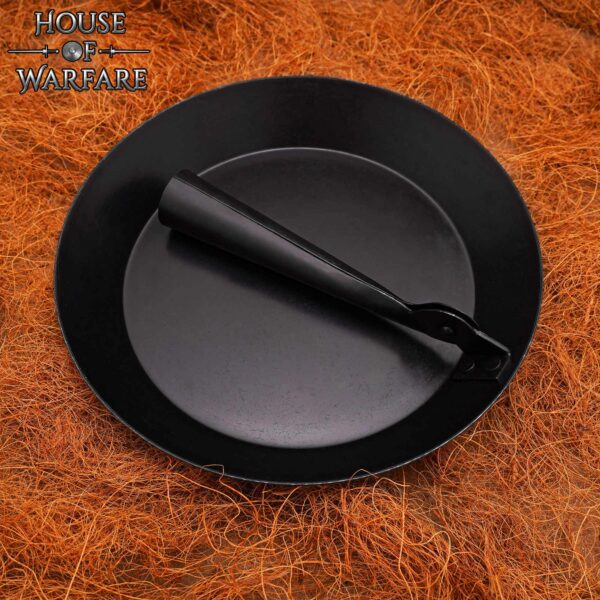 Padella da campo forgiata a mano, acciaio - immagine 5