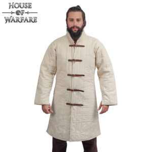 Gambeson allacciatura frontale, naturale