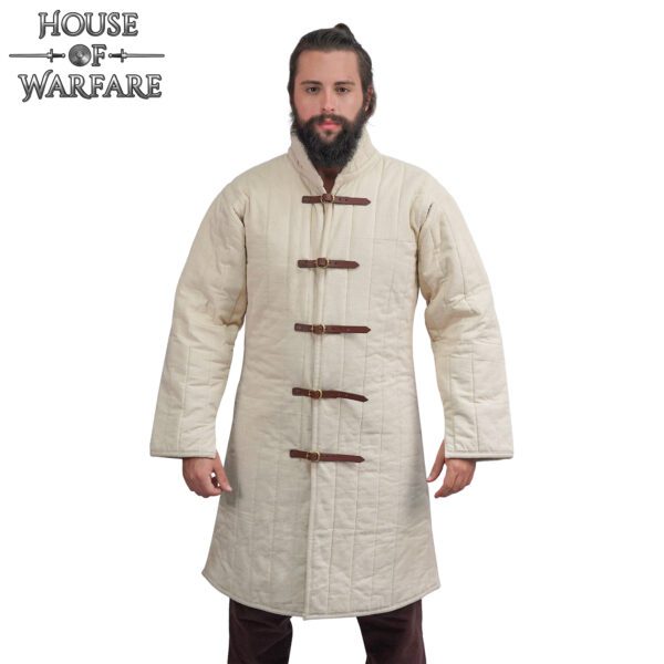 Gambeson allacciatura frontale, naturale