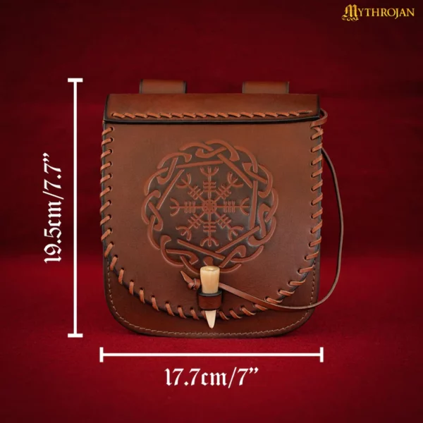 Scarsella con motivo Vegvisir - immagine 4