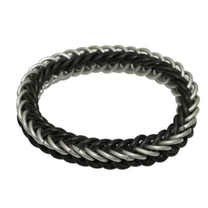 Bracciale persiano, caucciù e acciaio , elastico
