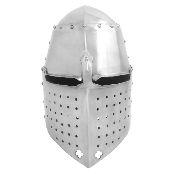 Grande elmo (modello Pembridge) 1370, acciaio 2 mm, funzionale