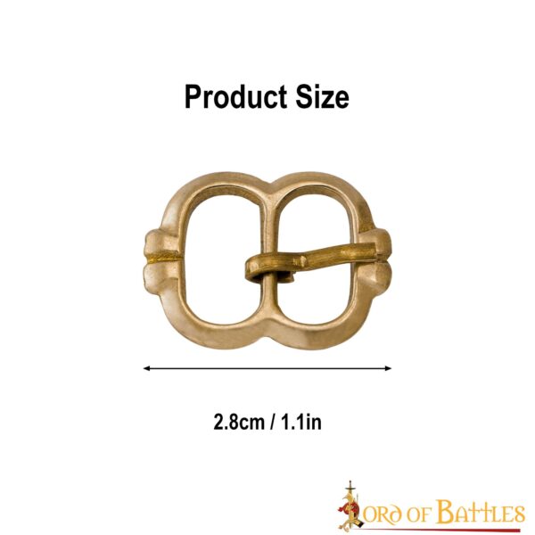 Fibbia  in puro ottone MOD.6 - immagine 2