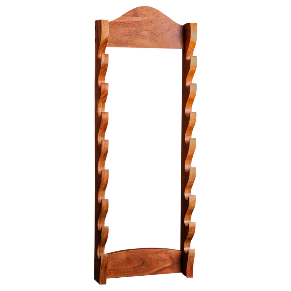 Espositore in legno di Acacia, 8 posti