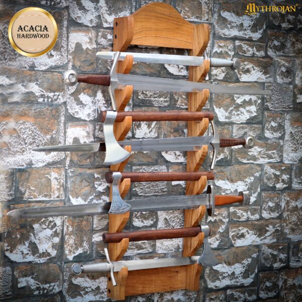 Espositore in legno di Acacia, 8 posti - immagine 3